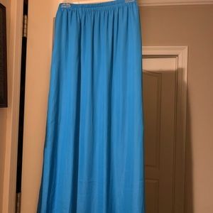Loft Blue Maxi Skirt